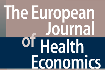 A The European Journal of Health Economics folyóirat borítója. Cover of The European Journal of Health Economics.